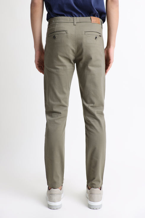 The Slim Fit Olive Green Chino